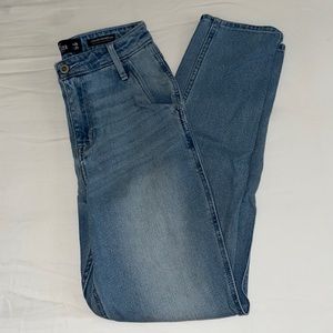 Hollister Medium Wash Ultra High Rise Mom Denim Jean